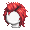 Girl's Edgy Hair Red - virtual item (questing)