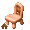 Orange Snuggle Chair - virtual item (Wanted)