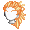 Girl's Dreadlocks Orange (Lite) - virtual item (questing)
