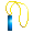 Blue Bar Necklace - virtual item (Questing)