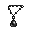 Black Bauble Drop Pendant - virtual item (Questing)