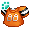 [Animal] Orange Football Jersey - virtual item (questing)