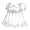 Porcelina White Babydoll Dress