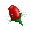 Red Rose Corsage - virtual item (Bought)
