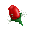 Red Rose Corsage - virtual item (Donated)