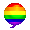 Rainbow Feels Mood Bubble - virtual item