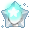 Astra: Teal Glowing Forehead Star - virtual item