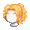 Girl's Wavy Curls Orange (lite) - virtual item (questing)