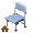 Blue Steel Chair - virtual item (wanted)