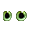 Green Fish Eyes - virtual item (Donated)