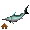 Aqua Swordfish - virtual item (Wanted)