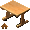Medieval Oak Table - virtual item (questing)