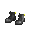 Castaway Black Boots - virtual item (Bought)