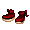 Deep Red Sweet Lace Rockinghorse Shoes - virtual item (Wanted)