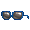Blue Oversized Novelty Sunglasses - virtual item (Questing)