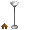 Steel Halogen Lamp with Blue Bulb - virtual item (Questing)