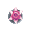 Single Pink Daffodil - White Bouquet - virtual item