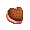 Strawberry Heart-shaped Ice Cream Sandwich - virtual item (Questing)