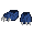 Dark Blue Yeti Slippers - virtual item (Wanted)