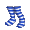 Blue Raggedy Doll Striped Stockings - virtual item
