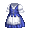 Blue Aproned Festival Dress - virtual item (Questing)