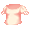 Peach Lace-accented Shirt - virtual item