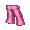 Flamingo Pink Polyester Pants - virtual item