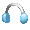 Frosty Blue Earmuffs - virtual item