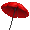 Red Beach Umbrella - virtual item