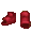 Red Flame Shoes - virtual item (Questing)