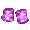 Purple Star Legwarmers - virtual item (questing)