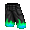 Deluxe Green Flame Pants