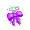 Purple Baby's Breath Bow - virtual item (wanted)