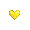 Yellow Heart Face Tattoo
