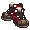 Red Grizzled Boots - virtual item (Questing)