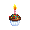 Birthday Cupcake - virtual item (Bought)