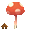 Tiny Long Stemmed Red Toadstool - virtual item (Questing)