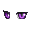 Tapered Eyes Purple - virtual item (questing)