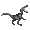 Black Velociraptor Toy - virtual item (Questing)
