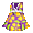 Banana Split Flower Child Dress - virtual item (Wanted)