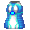 Blue Sci-fi Minidress - virtual item (Wanted)
