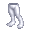 White Spacey Body Suit Leggings - virtual item