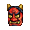 Red Setsubun Oni Mask