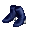 Navy Leather Stiletto Boots - virtual item (Questing)