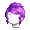 Girl's Upsweep Purple - virtual item (questing)