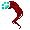 [Animal] Dark Red Swirl Ponytail - virtual item (Questing)