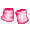 Pink Dotted Legwarmers - virtual item (questing)