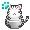 [Animal] Snow Leopard Cat Fur - virtual item (Wanted)