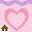 I Heart U Pink Wallpaper Tile - virtual item (Wanted)
