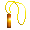 Orange and Yellow Bar Necklace - virtual item (Questing)